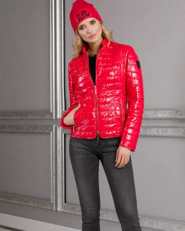 Sale | Red Quilted Waterproof Jacket