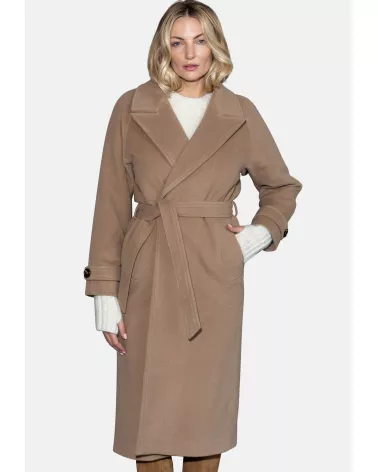 copy of Wool and cashmere coat in camel color