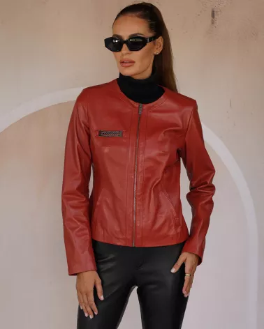 Sale | Red Leather Jacket