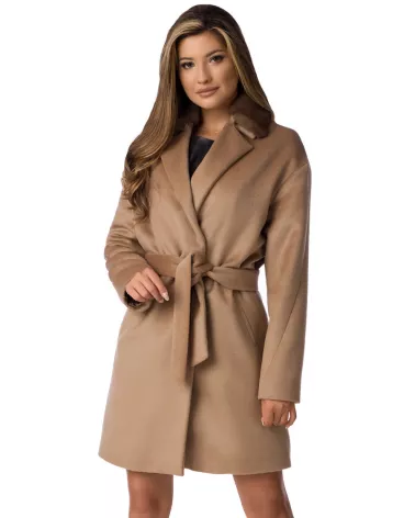 Sale | Wool Cashmere Coat Camel