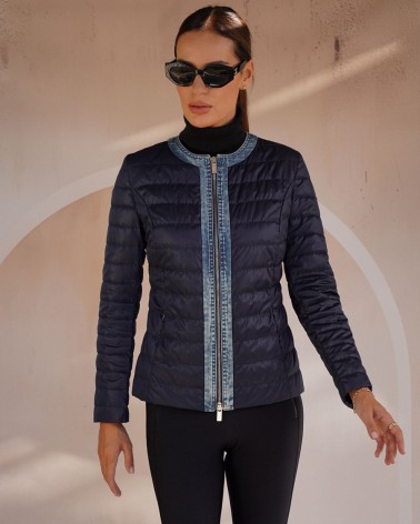 Sale | Navy Quilted Jacket