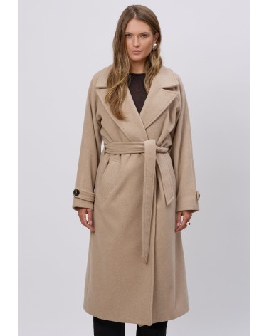 copy of Beige Wool Cashmere Coat
