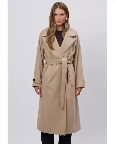 copy of Beige Wool Cashmere Coat
