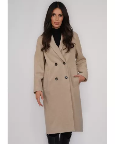 copy of Beige Wool Cashmere Coat
